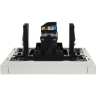 Розетка компьютерная IEK FORTEPIANO RJ45 категория 5E FP232 белый FP-K10-1-K01